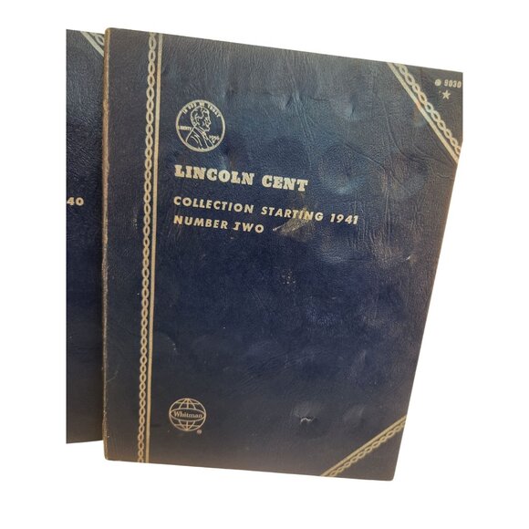 Whitman Coin Album Set Roosevelt Dime Jefferson Nickel & Lincoln Cent Collection - Picture 2 of 12